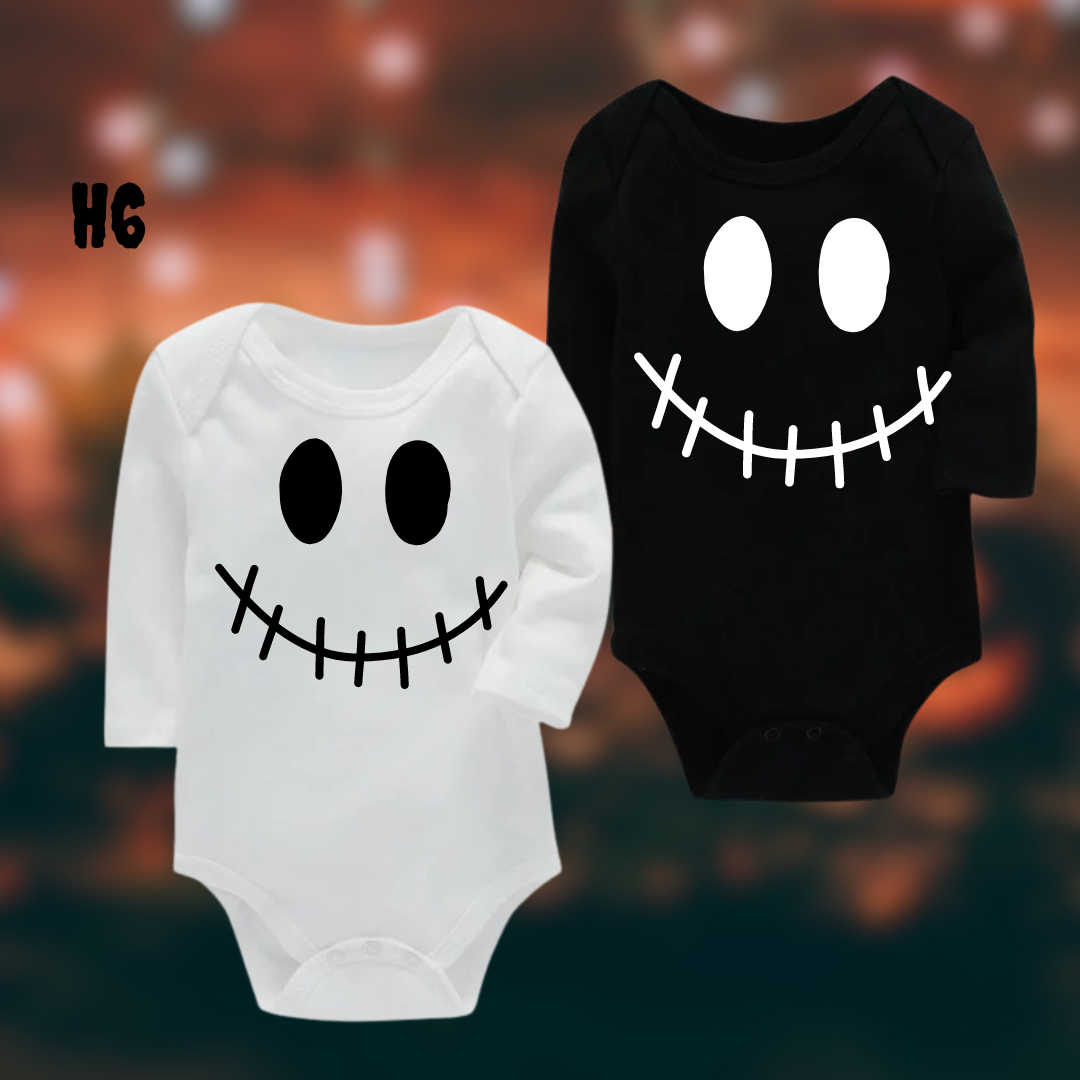 Personalizable baby bodysuit long sleeves