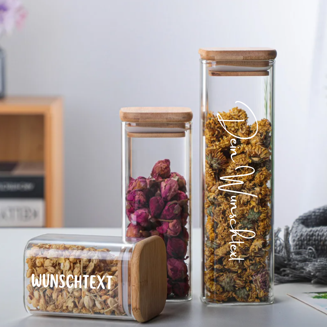 Personalizable storage jars set