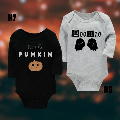 Personalizable baby bodysuit long sleeves