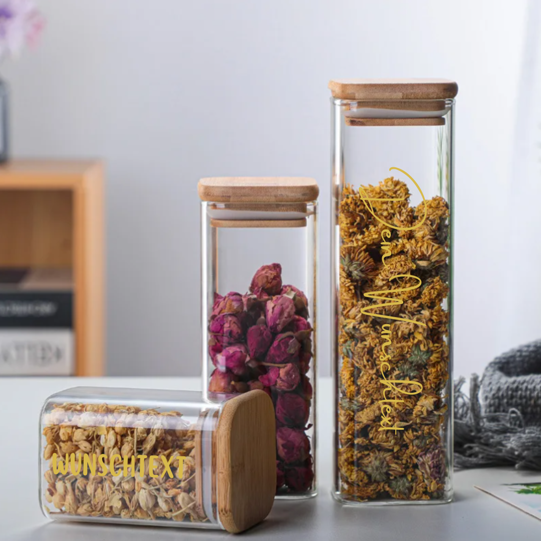 Personalizable storage jars set