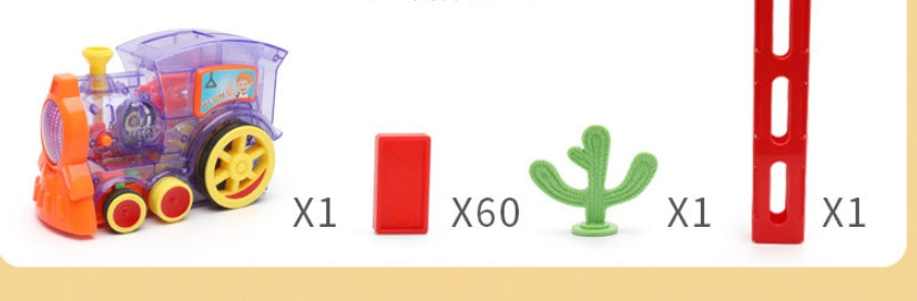 Automatischer Domino-Express: Der ultimative Spielspass für kleine Lokführer!