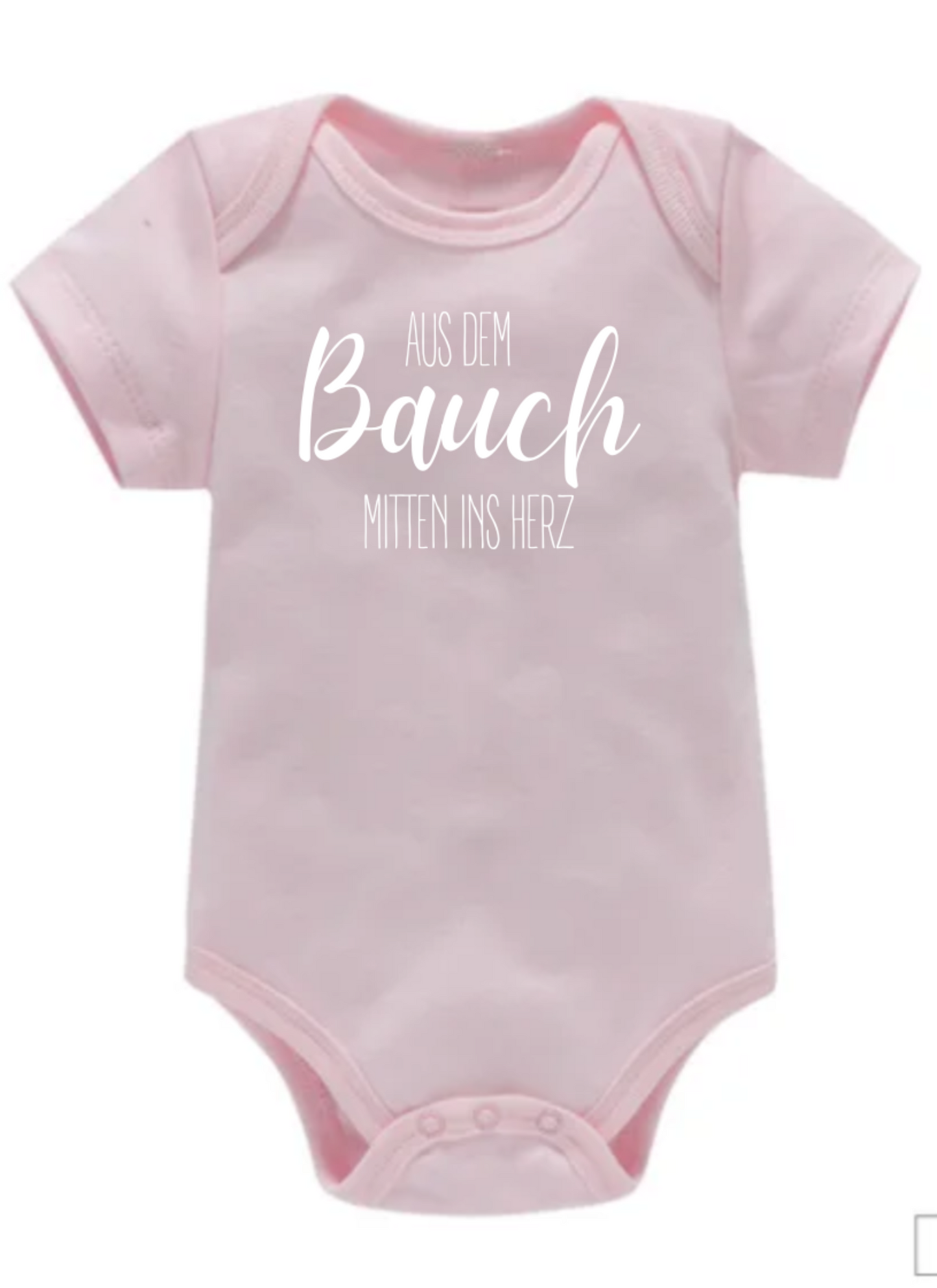 Personalisierbarer Babybody Kurzarm