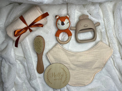 Coffret cadeau naissance renard