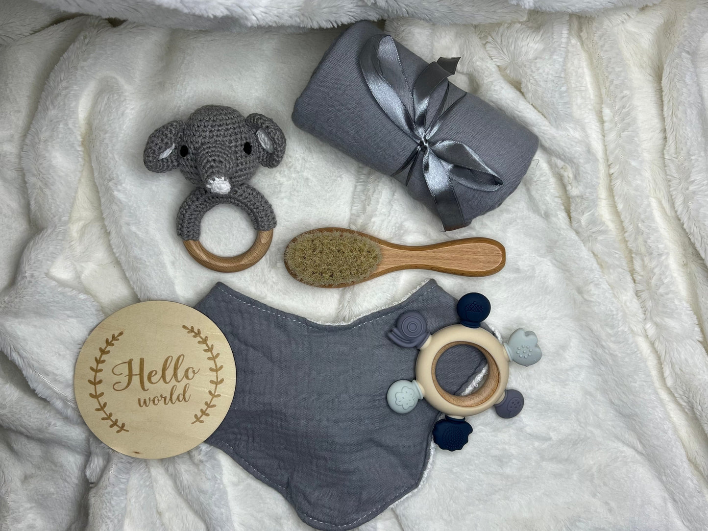 Newborn Geschenkbox Set Elefant