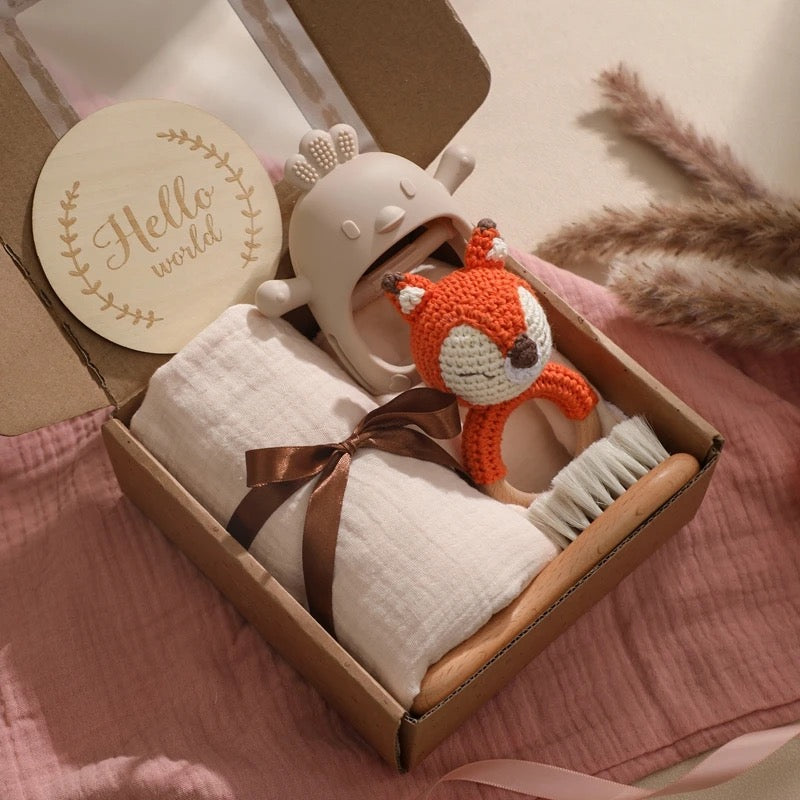 Newborn Geschenkbox Set Fuchs