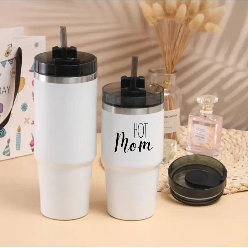 Personalisierbarer Thermosbecher - Weiss - Accessoires